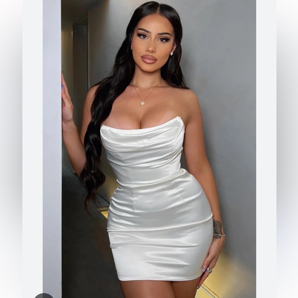 Baby Boo Fashion Nathaliah white mini dress